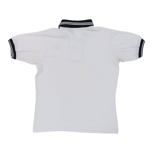 1987 Aerosmith Permanent Vacation Tour Crew Polo Shirt Back