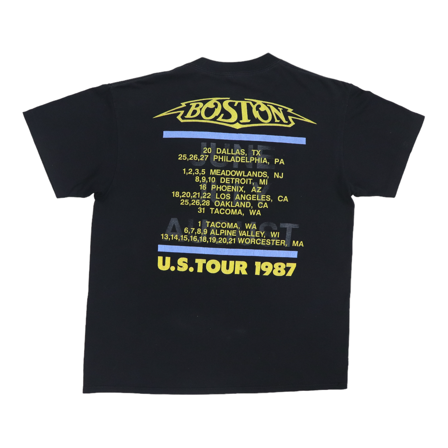 1987 Boston Third Stage Tour Shirt