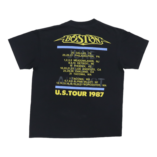 1987 Boston Third Stage Tour Shirt Back