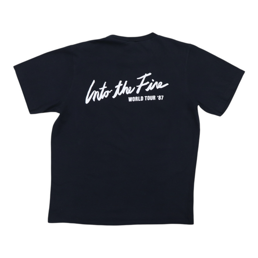 1987 Bryan Adams Into The Fire World Tour Shirt Back
