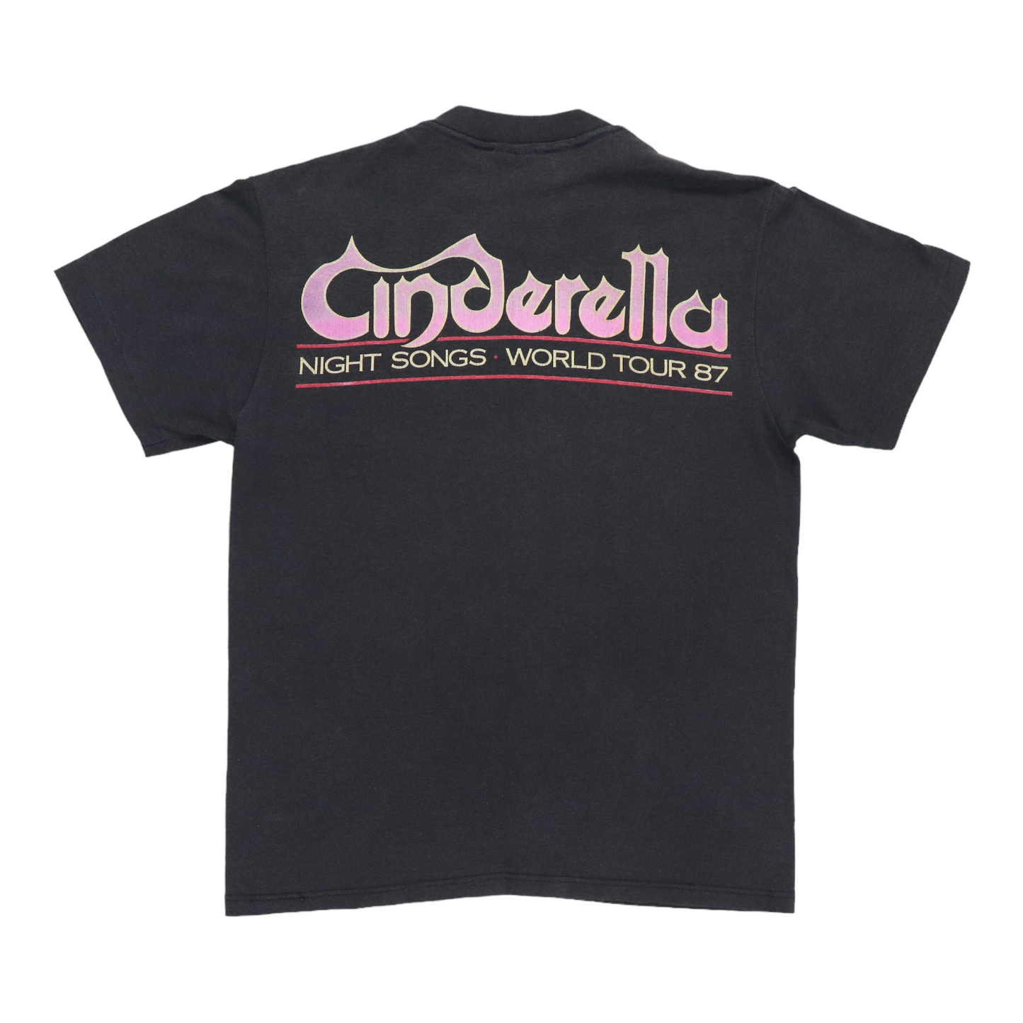 1987 Cinderella Night Songs World Tour Shirt