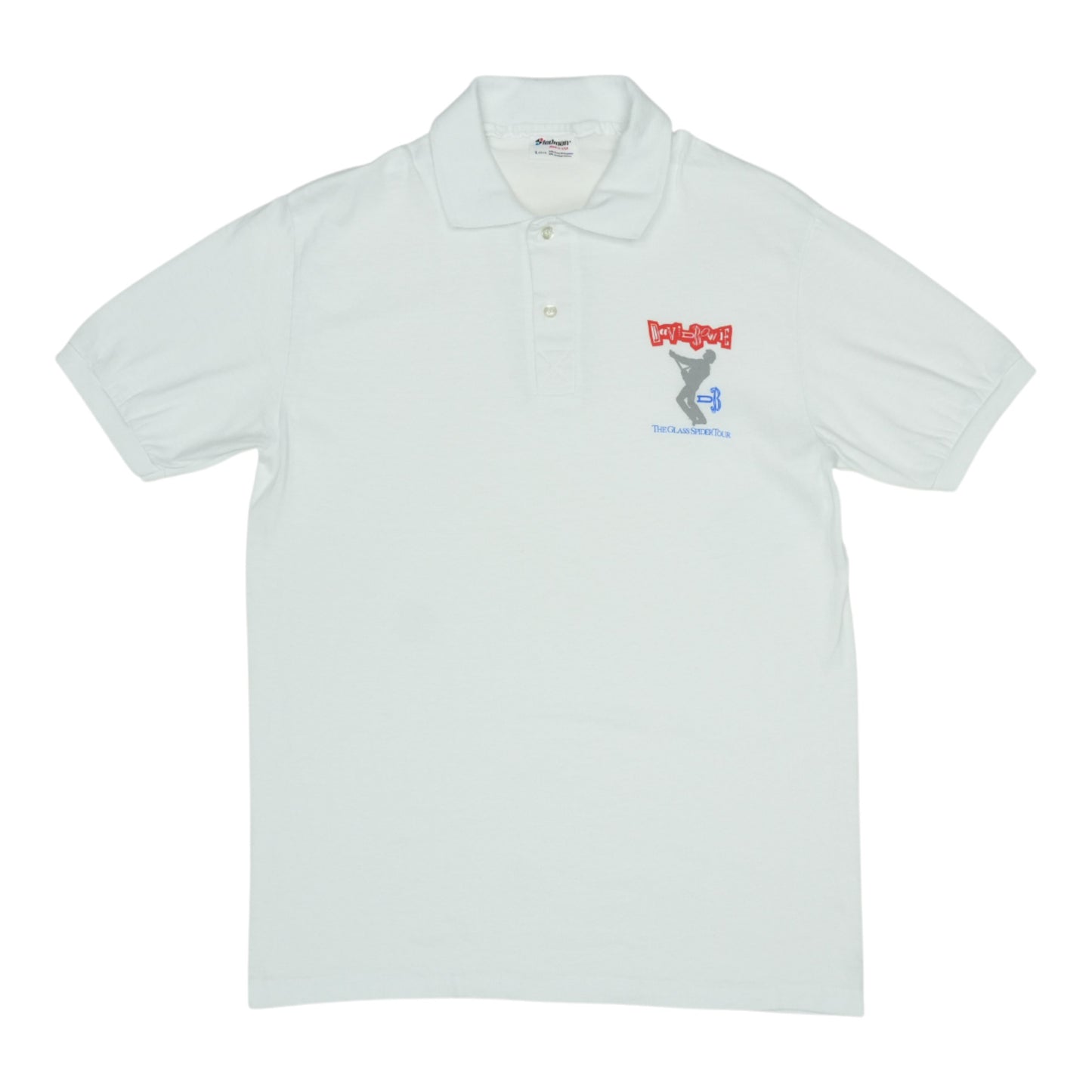 1987 David Bowie Crew Polo Tour Shirt