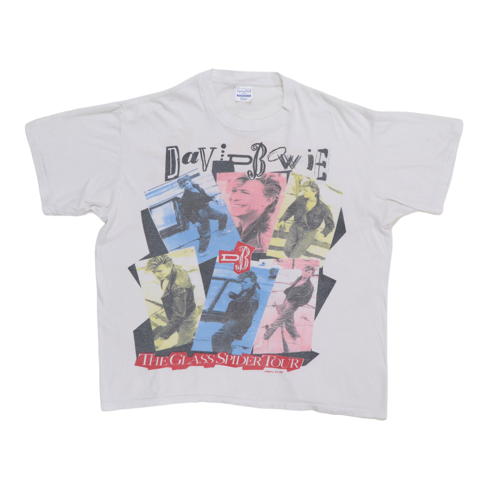 1987 David Bowie Glass Spider Tour Shirt | Authentic Vintage Tee