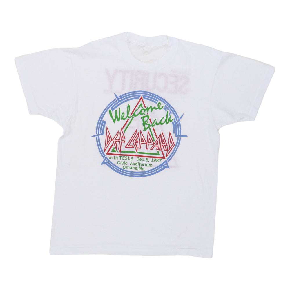 1987 Def Leppard Hysteria Crew Tour Shirt