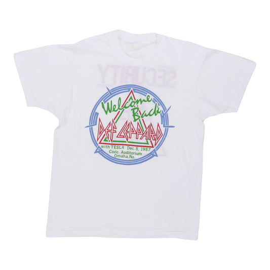 1987 Def Leppard Hysteria Crew Tour Shirt