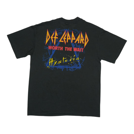 1987 Def Leppard Hysteria Shirt Back
