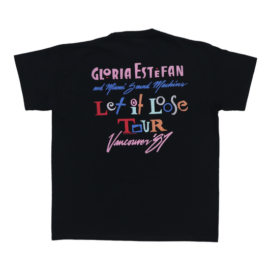 1987 Gloria Estefan Let It Loose Tour Shirt Back