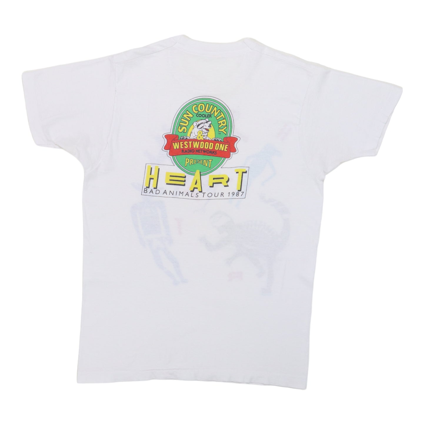 1987 Heart Bad Animals Tour Shirt