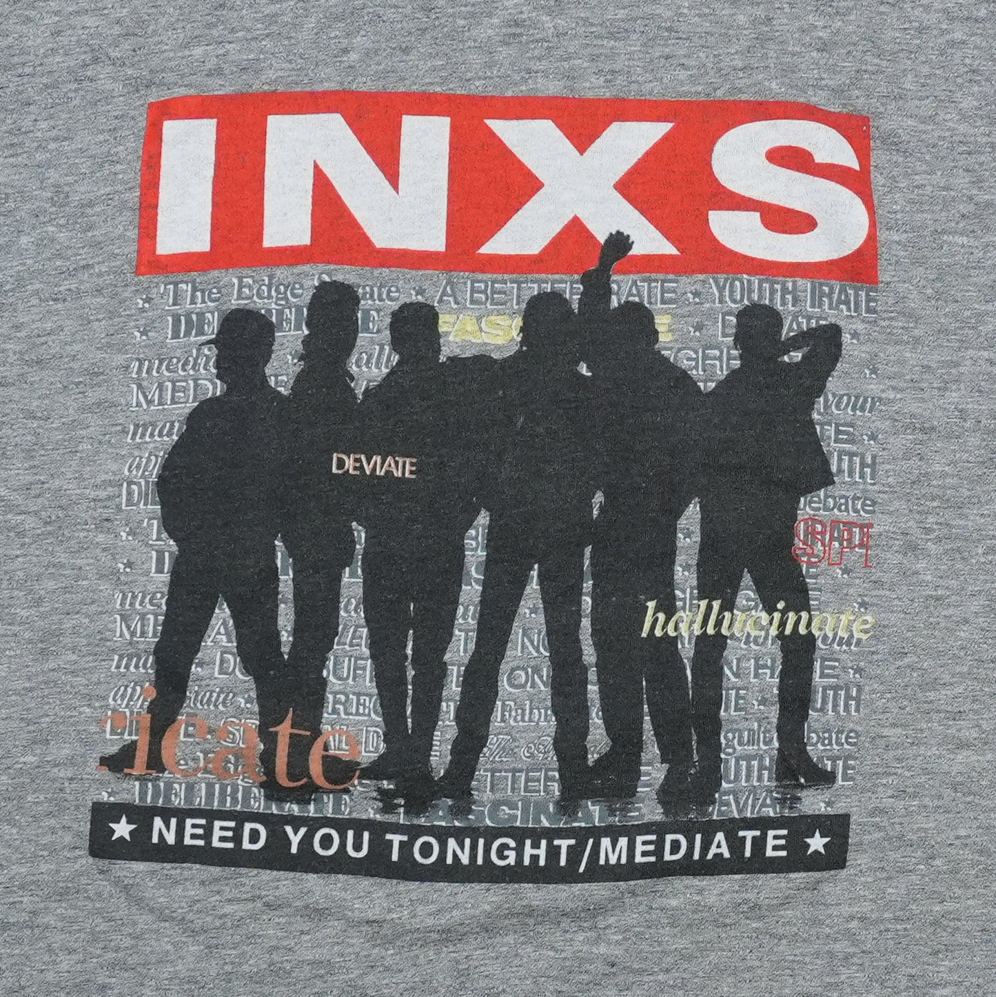 1987 INXS Need You Tonight Shirt Detail 1