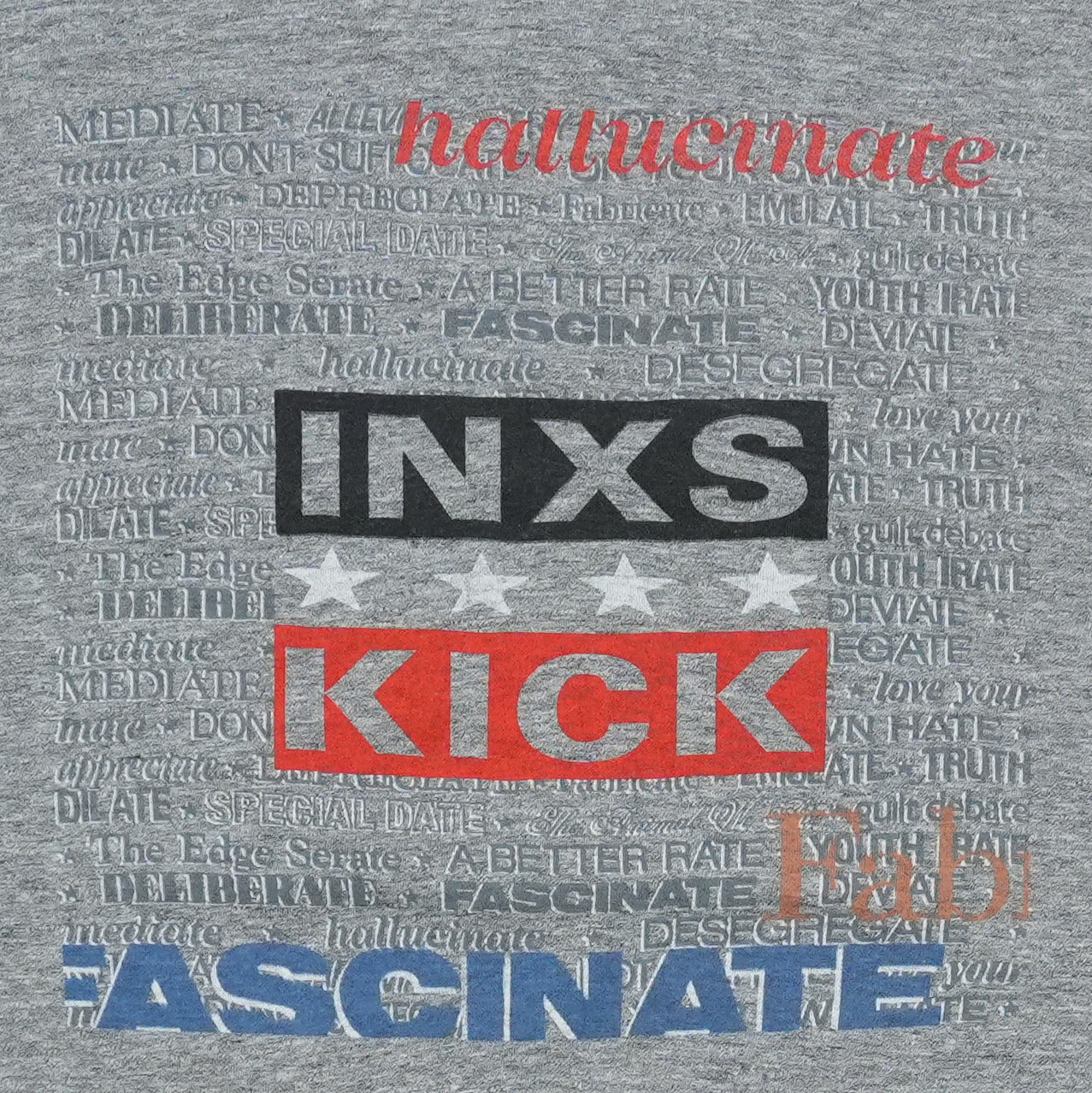 1987 INXS Need You Tonight Shirt Detail 4
