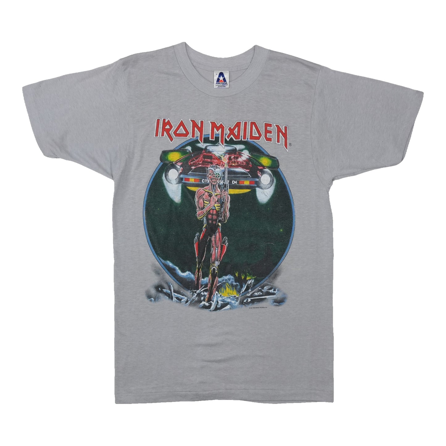 1987 Iron Maiden Somewhere On Tour Shirt