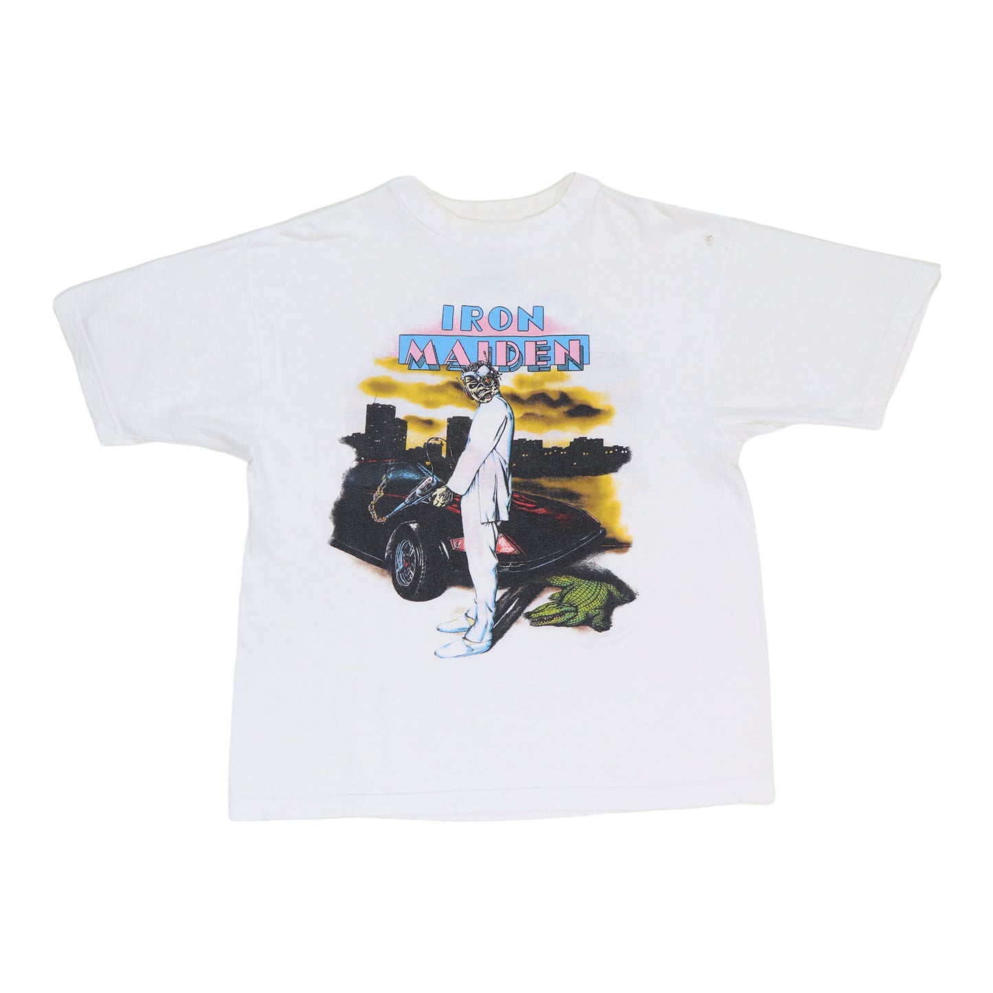 1987 Iron Maiden Vice Is Nice Tour Shirt