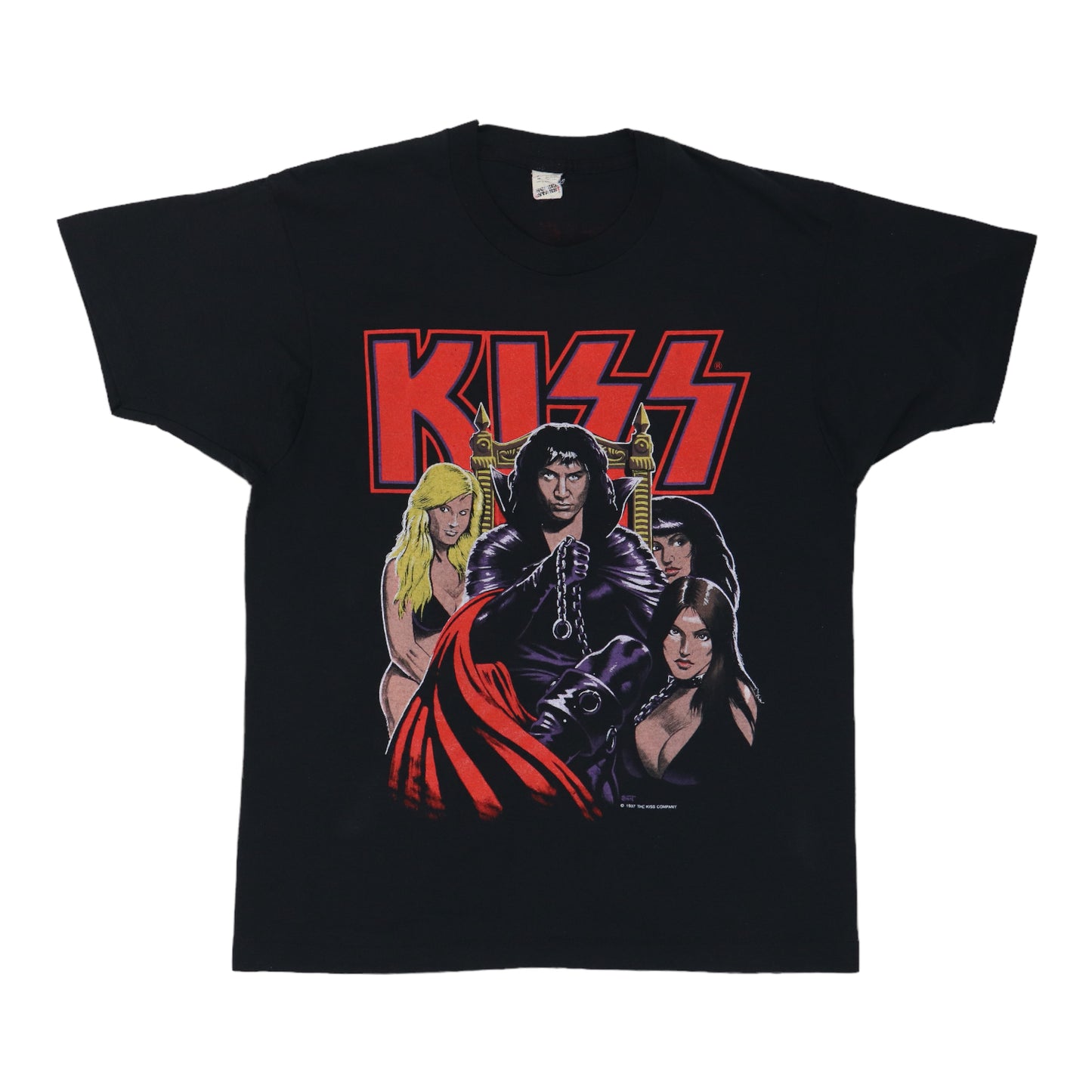 1987 Kiss Gene Simmons Dirty Job Shirt