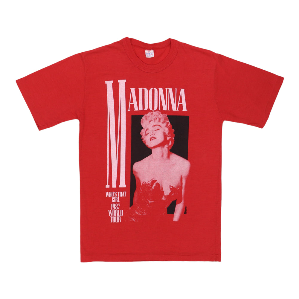 1987 Madonna Who's That Girl World Tour Shirt