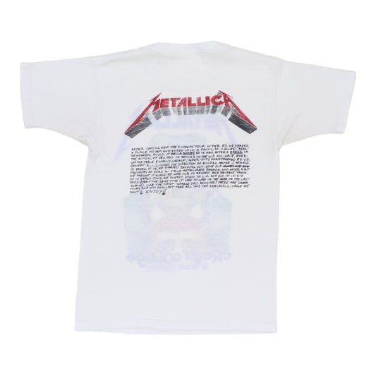 1987 Metallica Crash Course In Brain Surgery Shirt