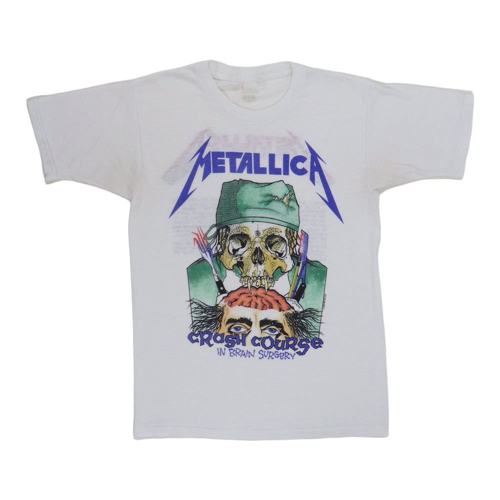 1987 Metallica Crash Course In Brain Surgery Shirt