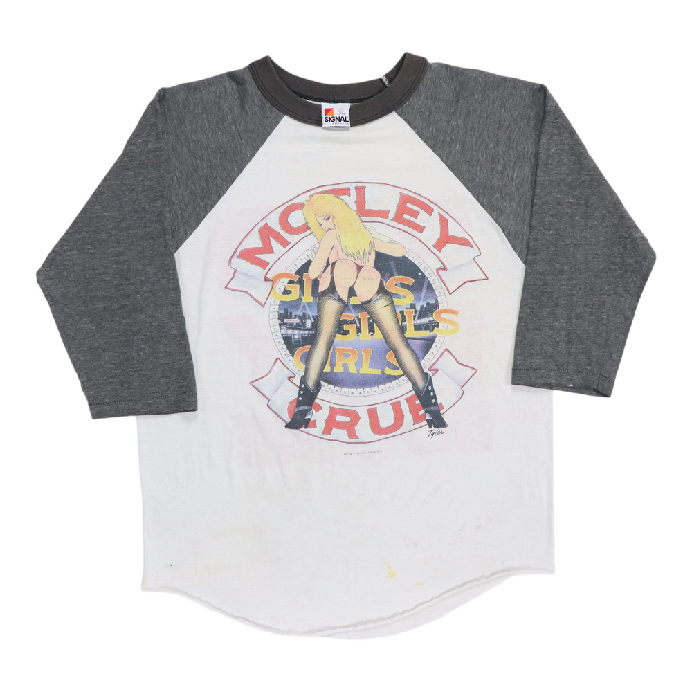 1987 Motley Crue Bad Boy Boogie Jersey Shirt