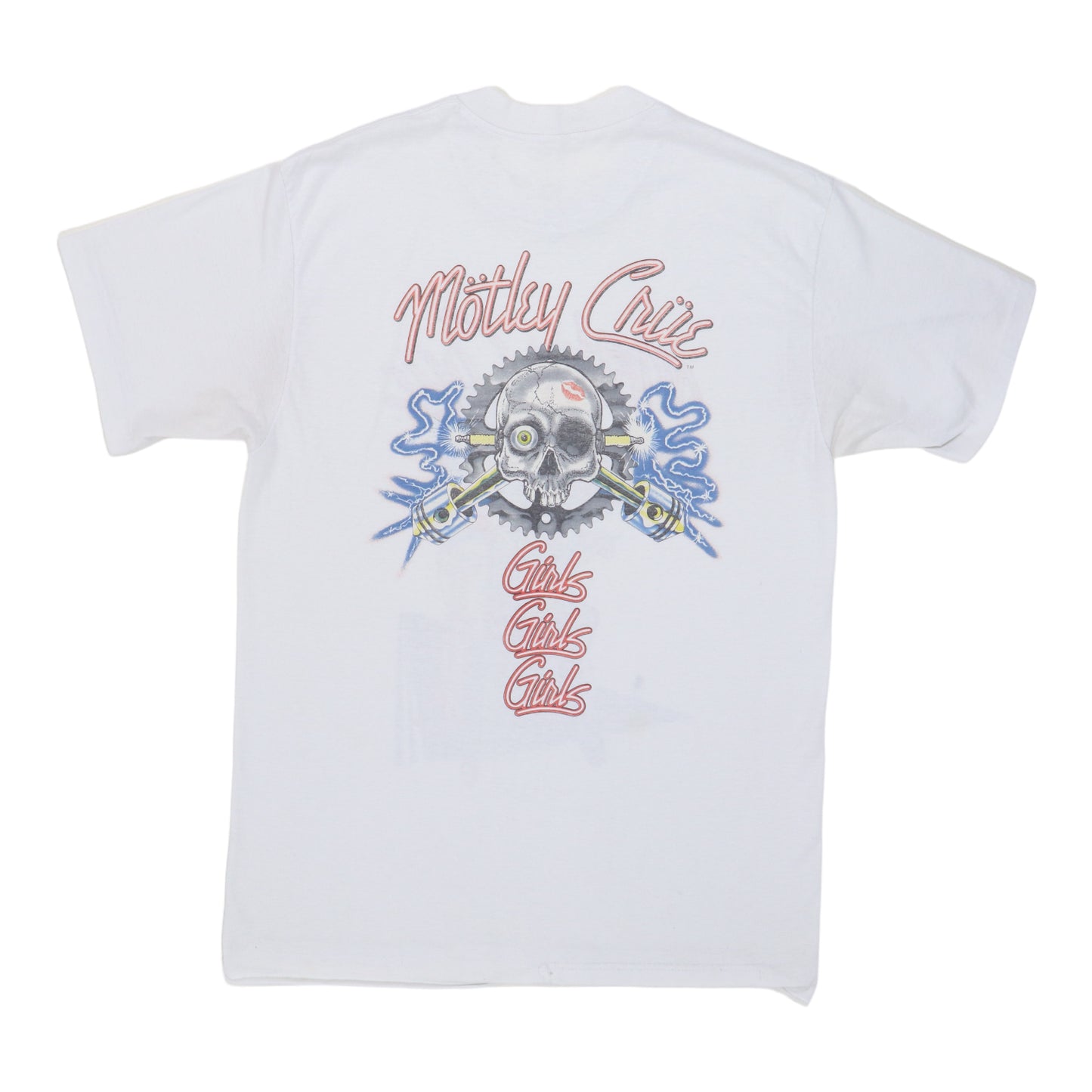 1987 Motley Crue Girls Girls Girls Hollywood Shirt