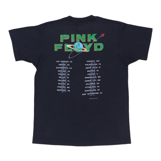 1987 Pink Floyd Momentary Lapse Of Reason Tour Shirt Back
