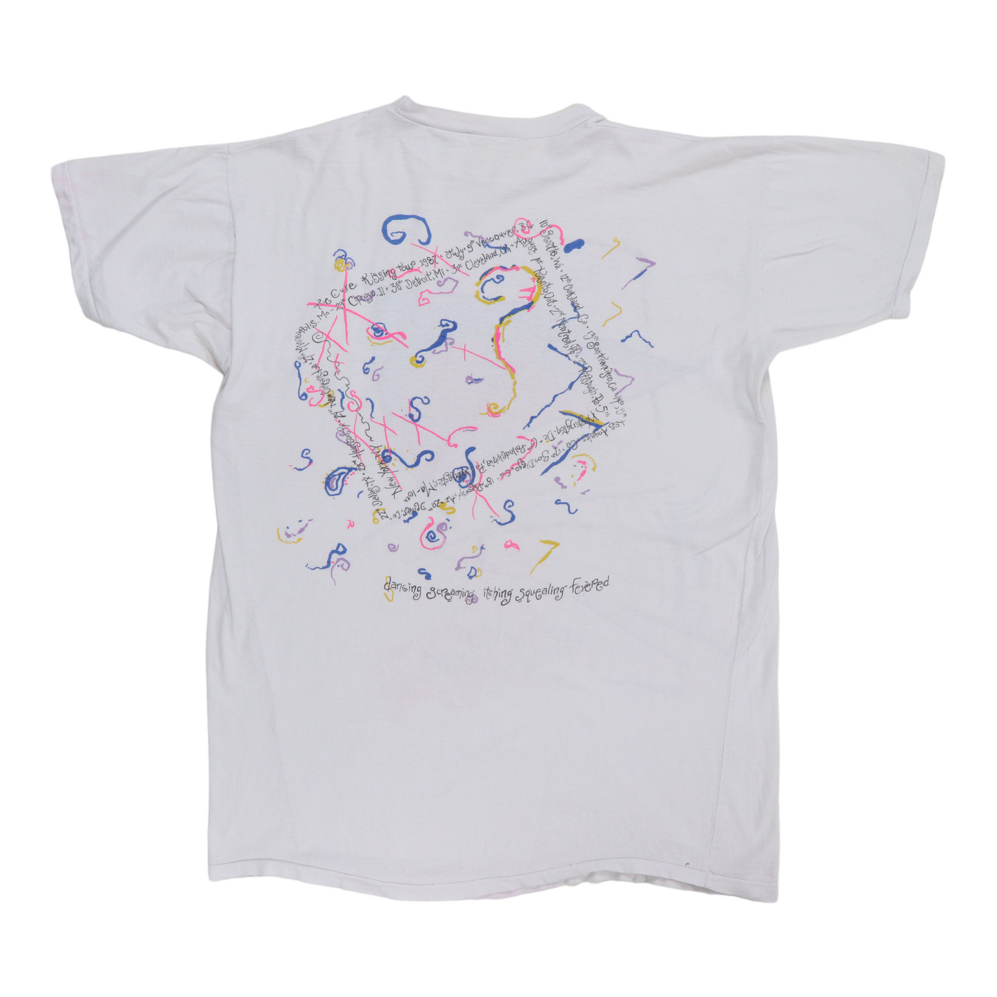 1987 The Cure Kissing Tour Shirt