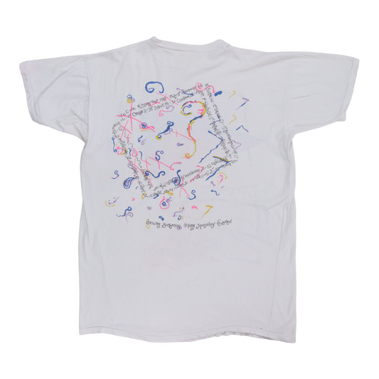 1987 The Cure Kissing Tour Shirt Back