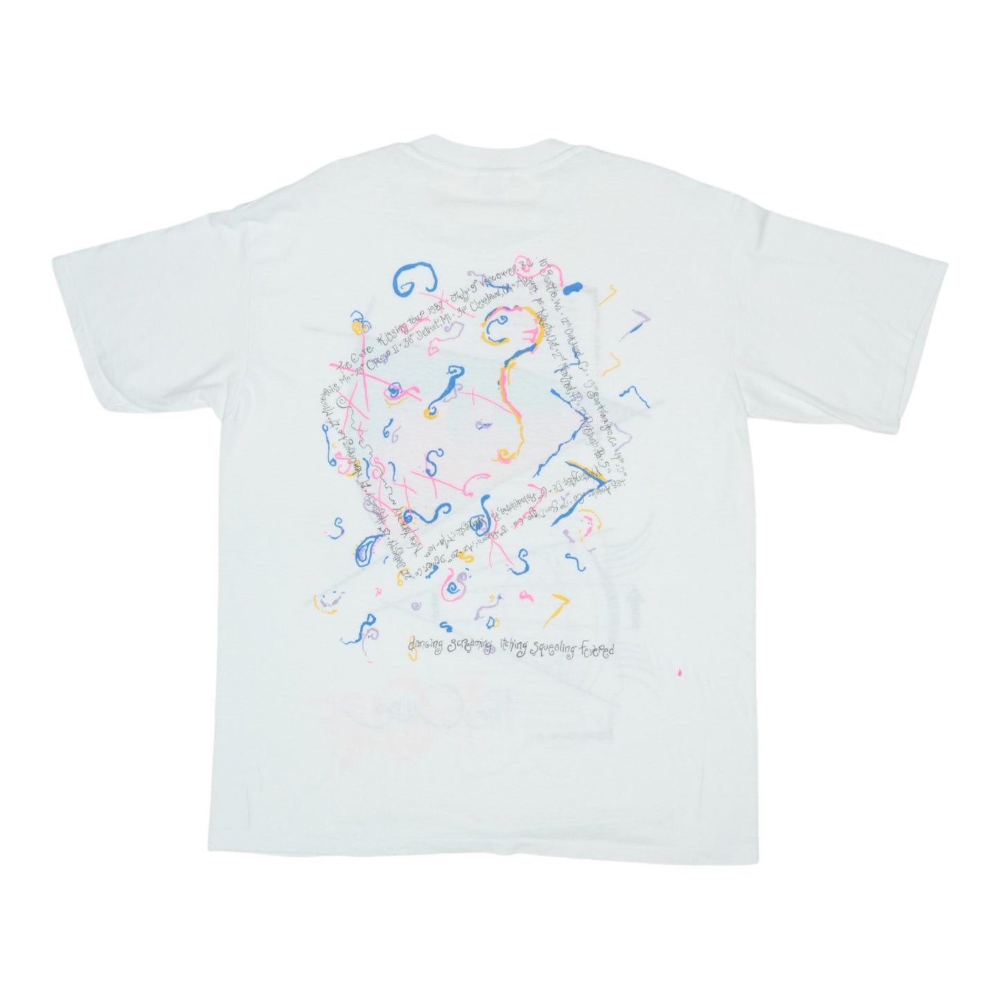 1987 The Cure Kissing Tour Shirt