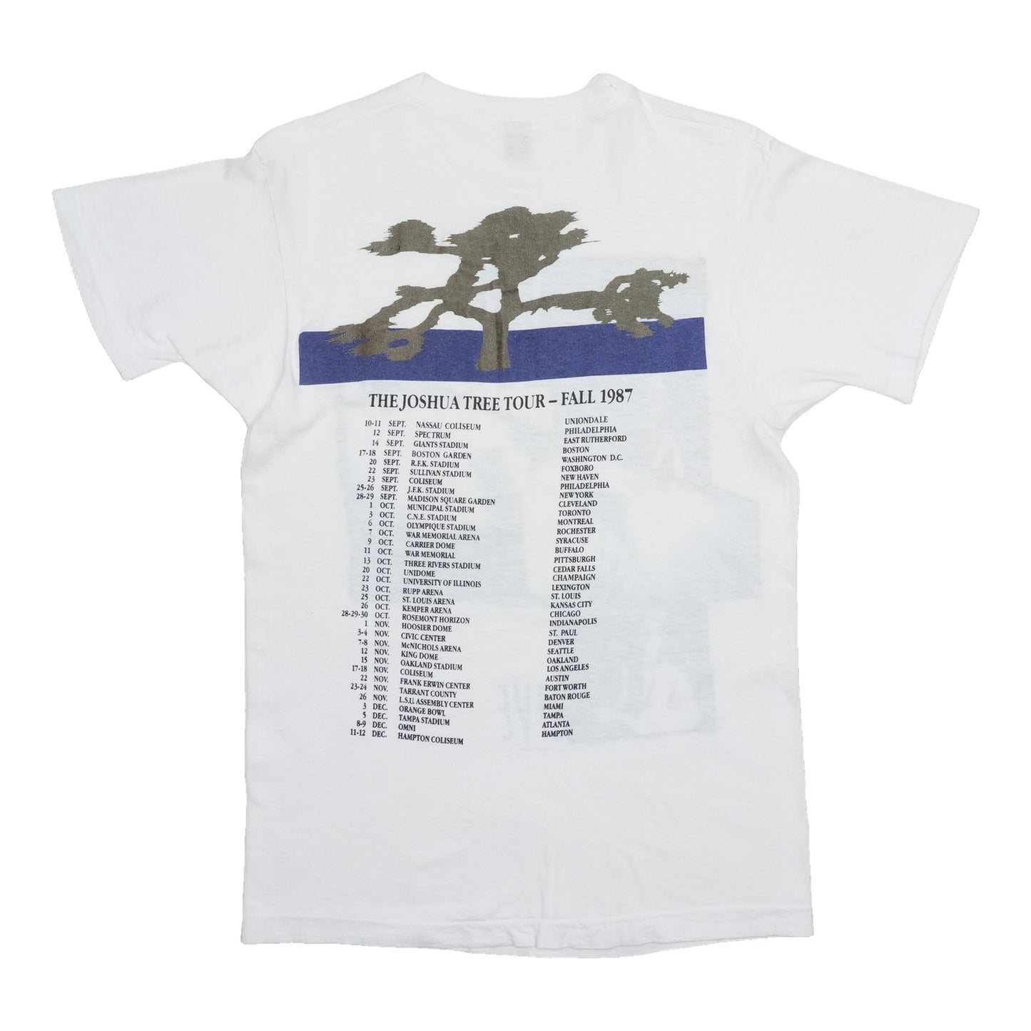 1987 U2 Joshua Tree Tour Shirt