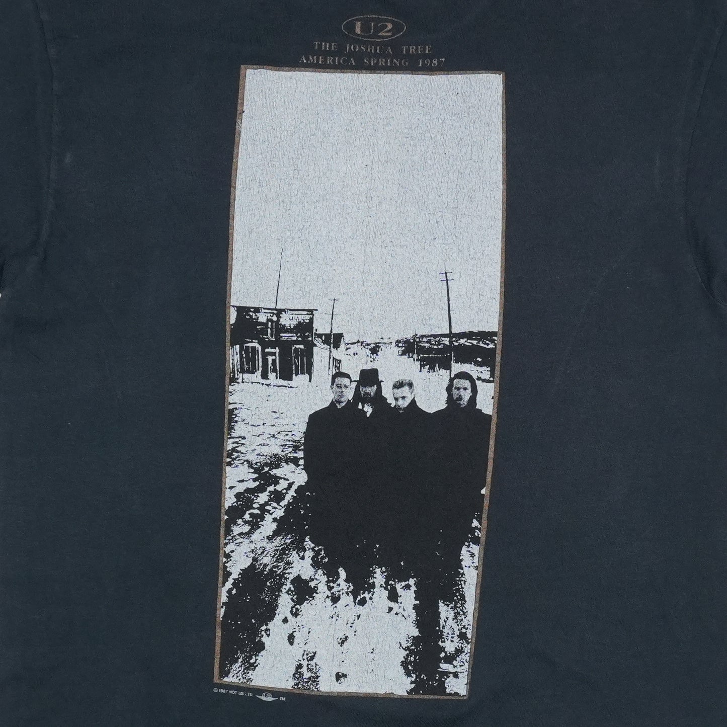 1987 U2 The Joshua Tree America Tour Shirt