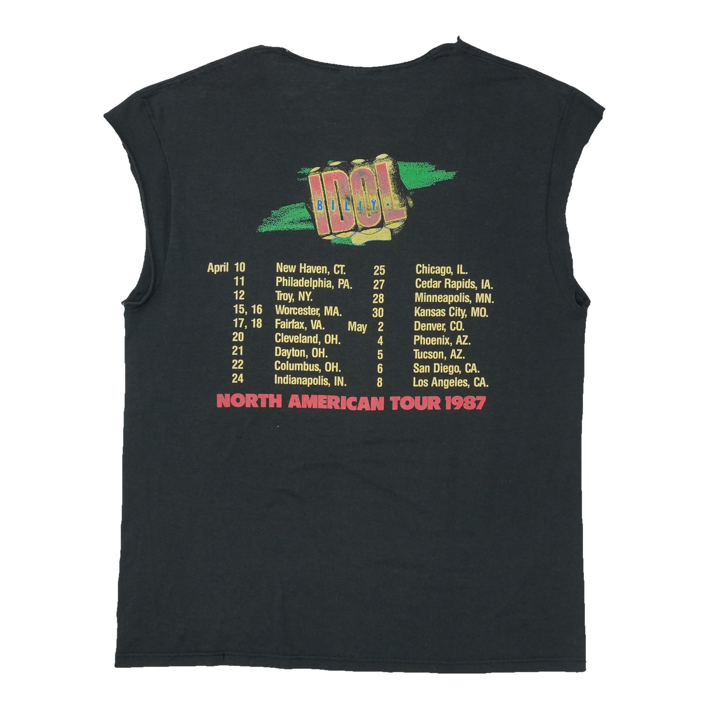 1987 Billy Idol North American Tour Shirt