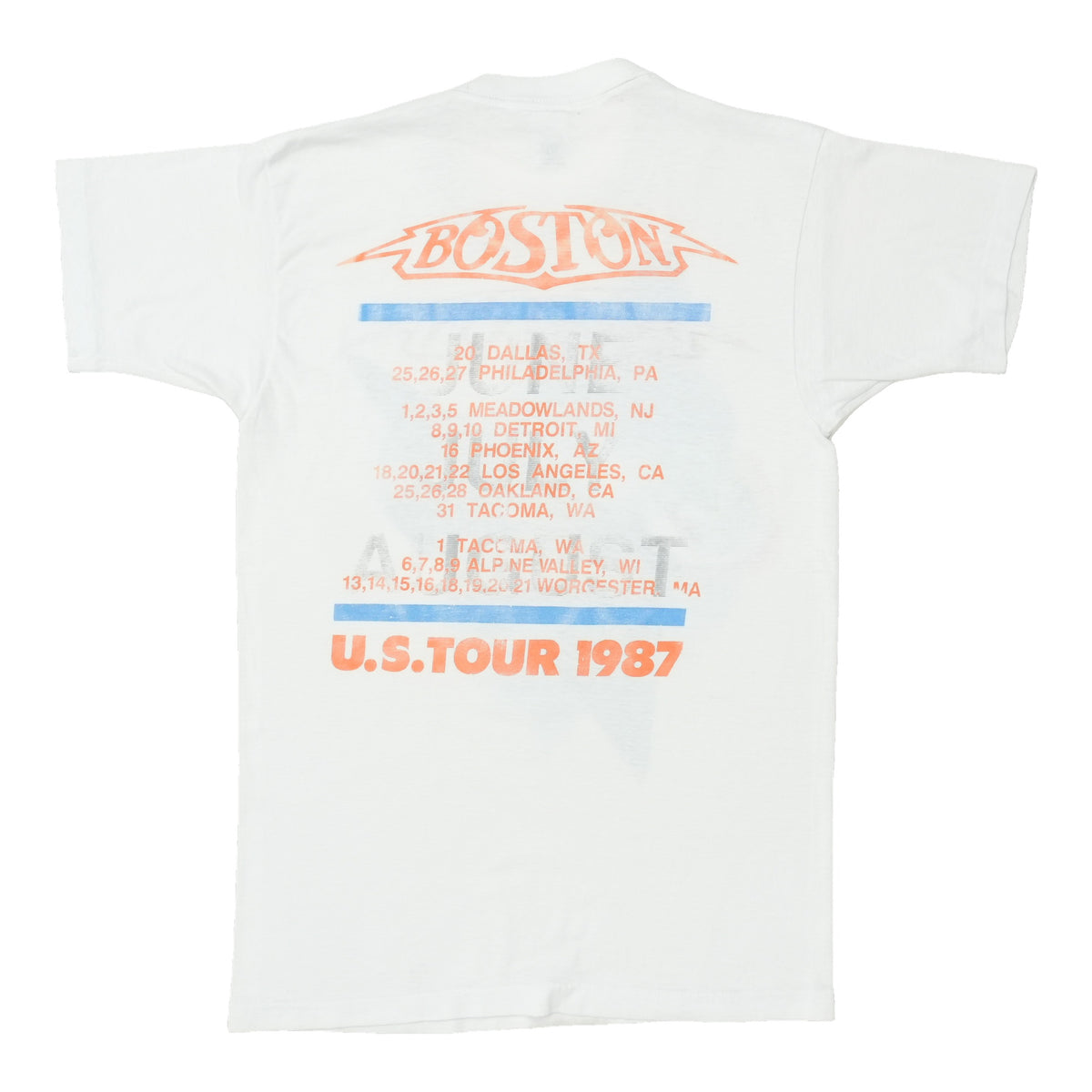 1987 Boston US Tour Shirt