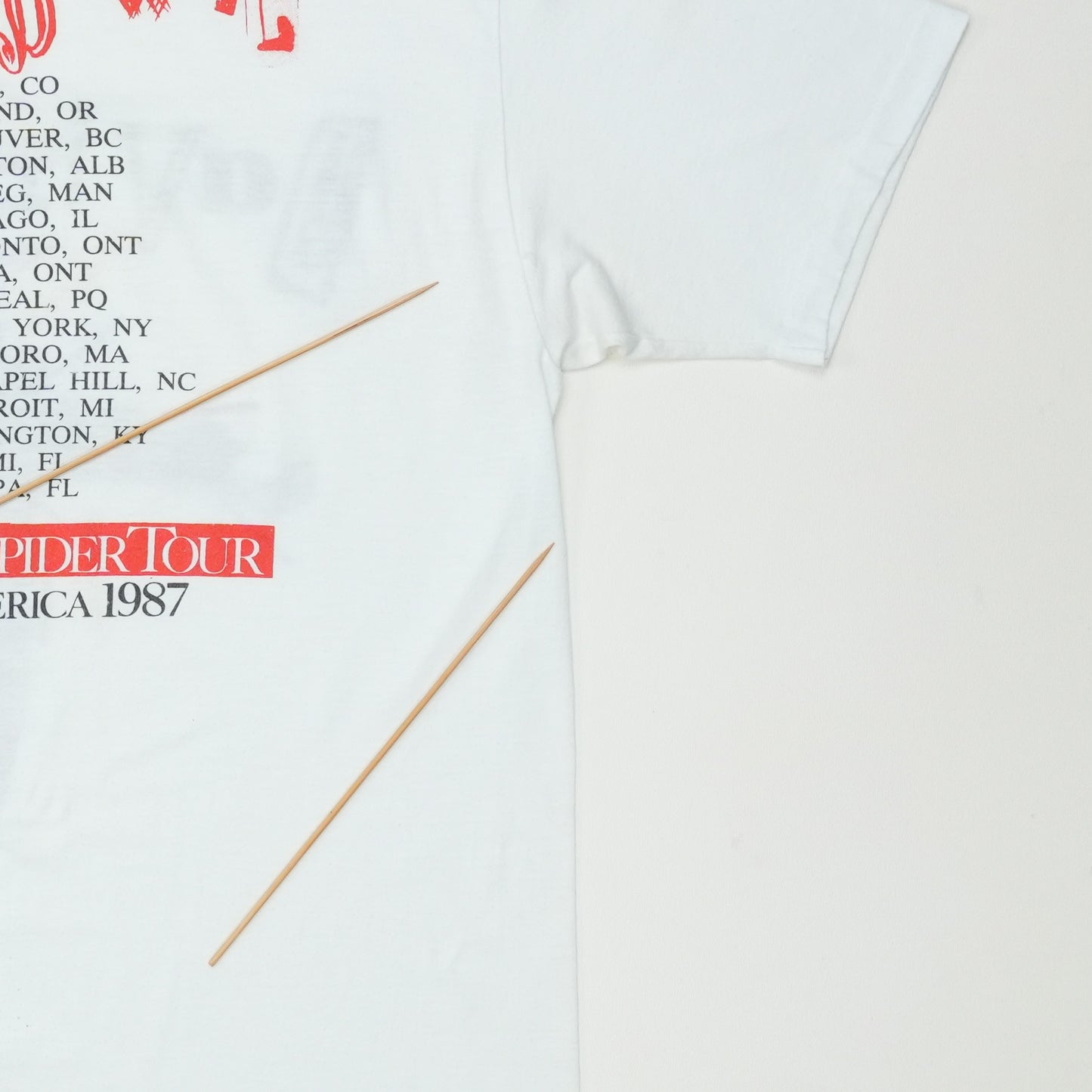1987 David Bowie Glass Spider Tour Shirt