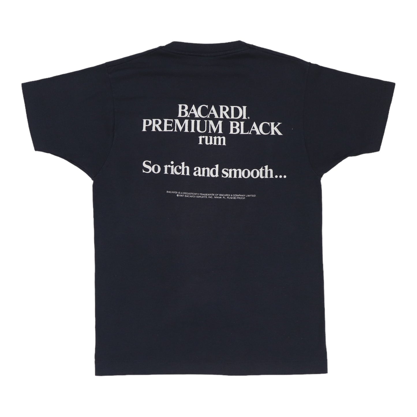 1987 Bacardi Rum Tuxedo Shirt