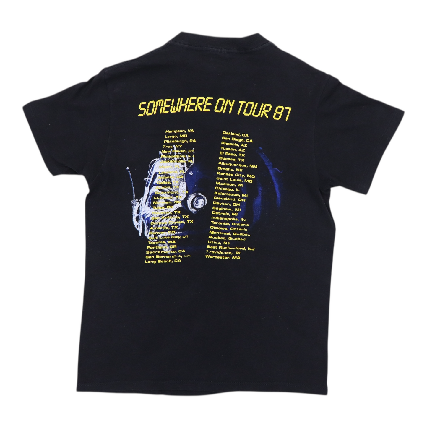 1987 Iron Maiden Somewhere On Tour Shirt