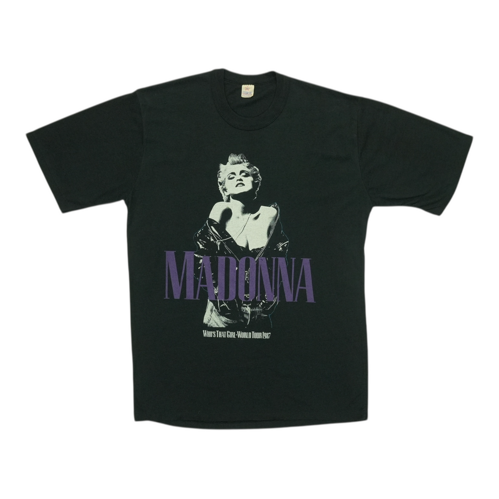 1987 Madonna Who's That Girl World Tour Shirt