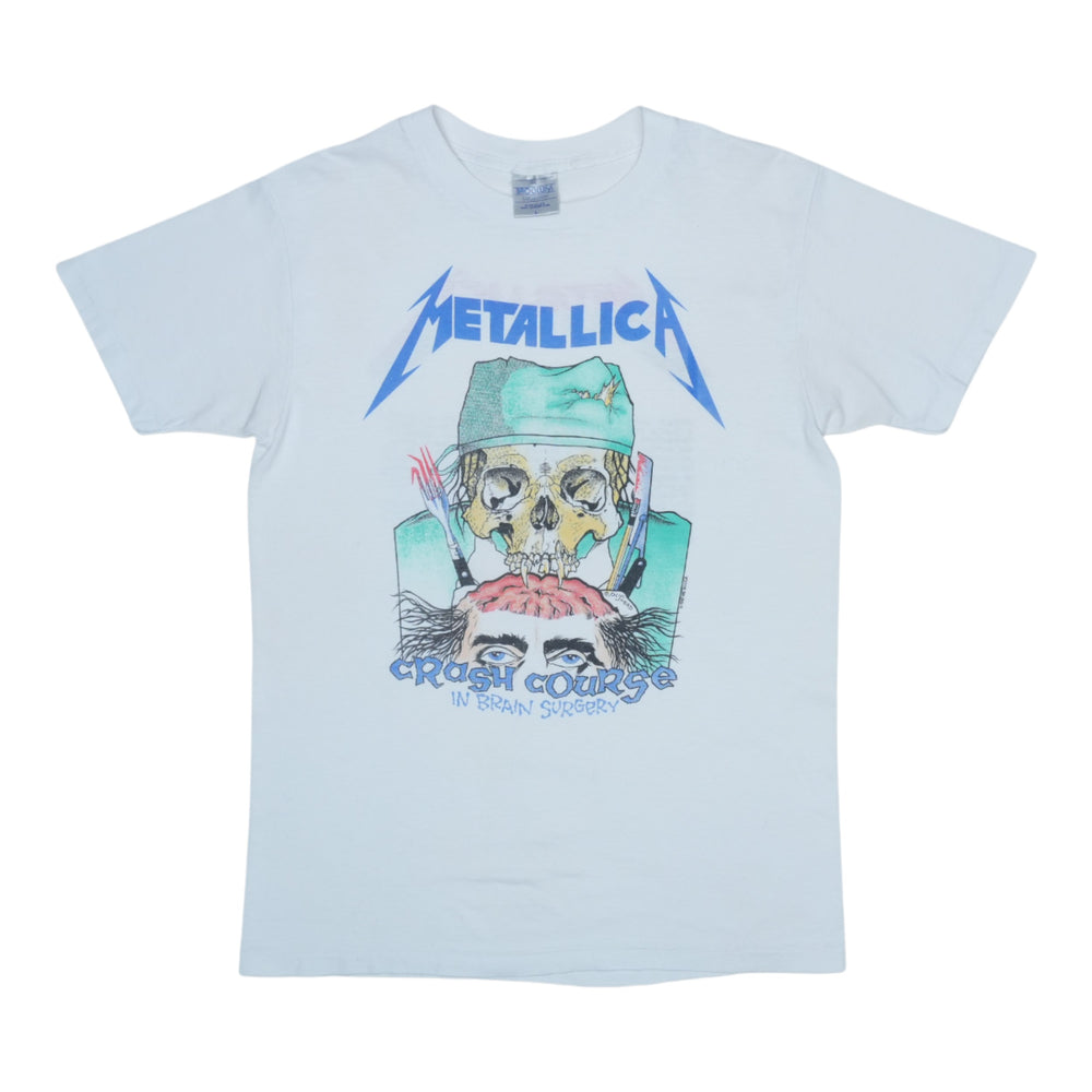 1987 Metallica Crash Course In Brain Surgery Shirt