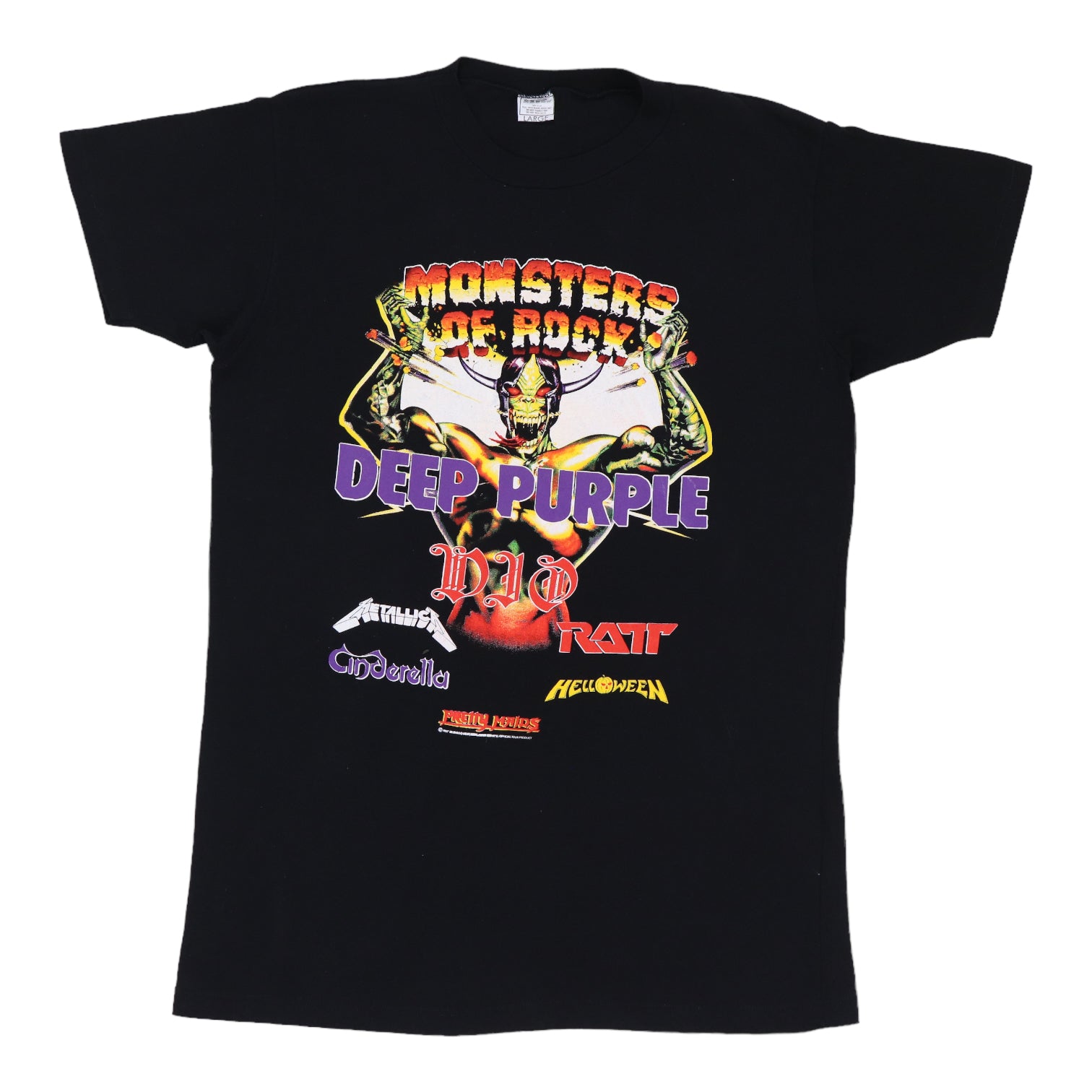 1987 monsters of rock 1987 Monsters Of Rock Tour Shirt