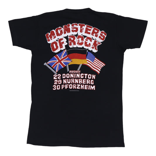 1987 Monsters Of Rock Tour Shirt Back