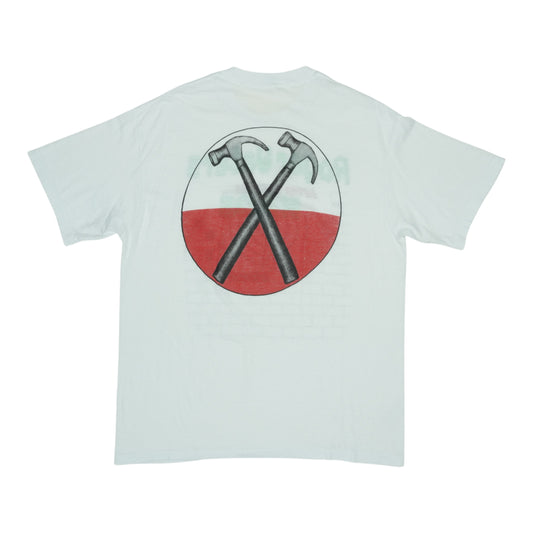 1987 Roger Waters After The Wall Tour Kaos Shirt Back