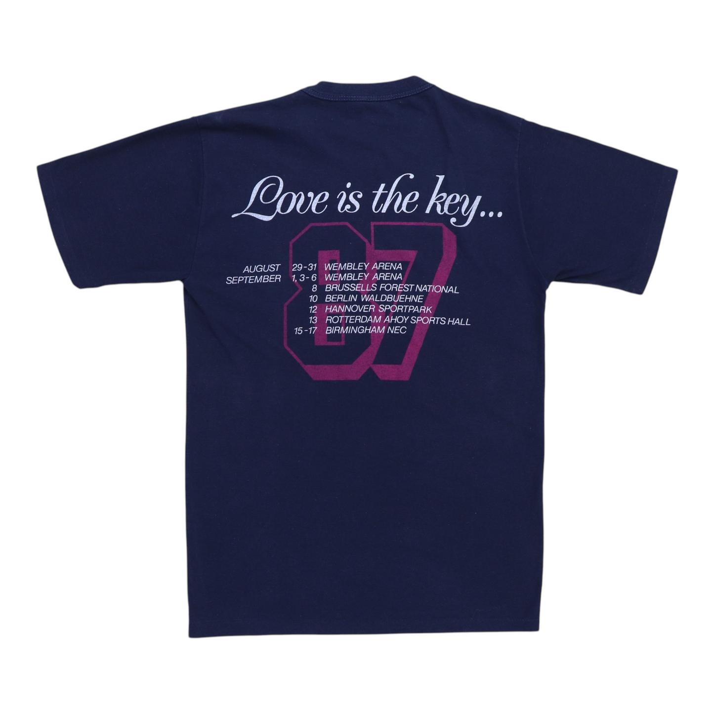 1987 Stevie Wonder Love Is The Key Tour Shirt