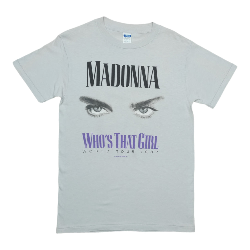 1987 Madonna Who's That Girl World Tour Shirt Front