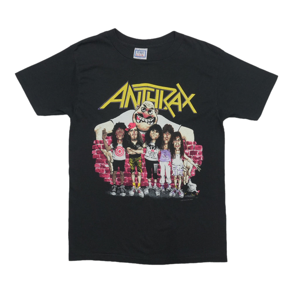 1988 Anthrax State Of Euphoria Tour Shirt Front