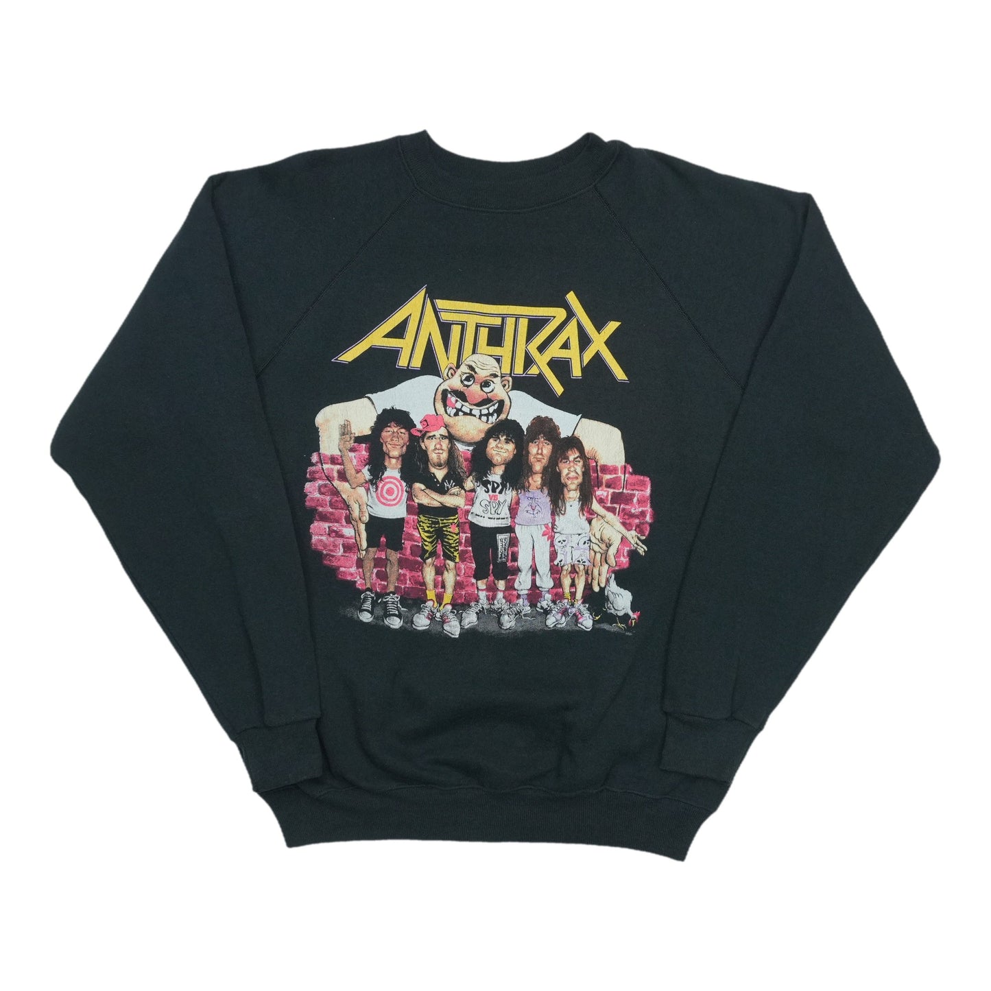 1988 Anthrax State Of Euphoria Tour Sweatshirt Front