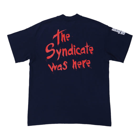 1988 Bon Jovi Jersey Syndicate Local Hood Crew Tour Shirt Back