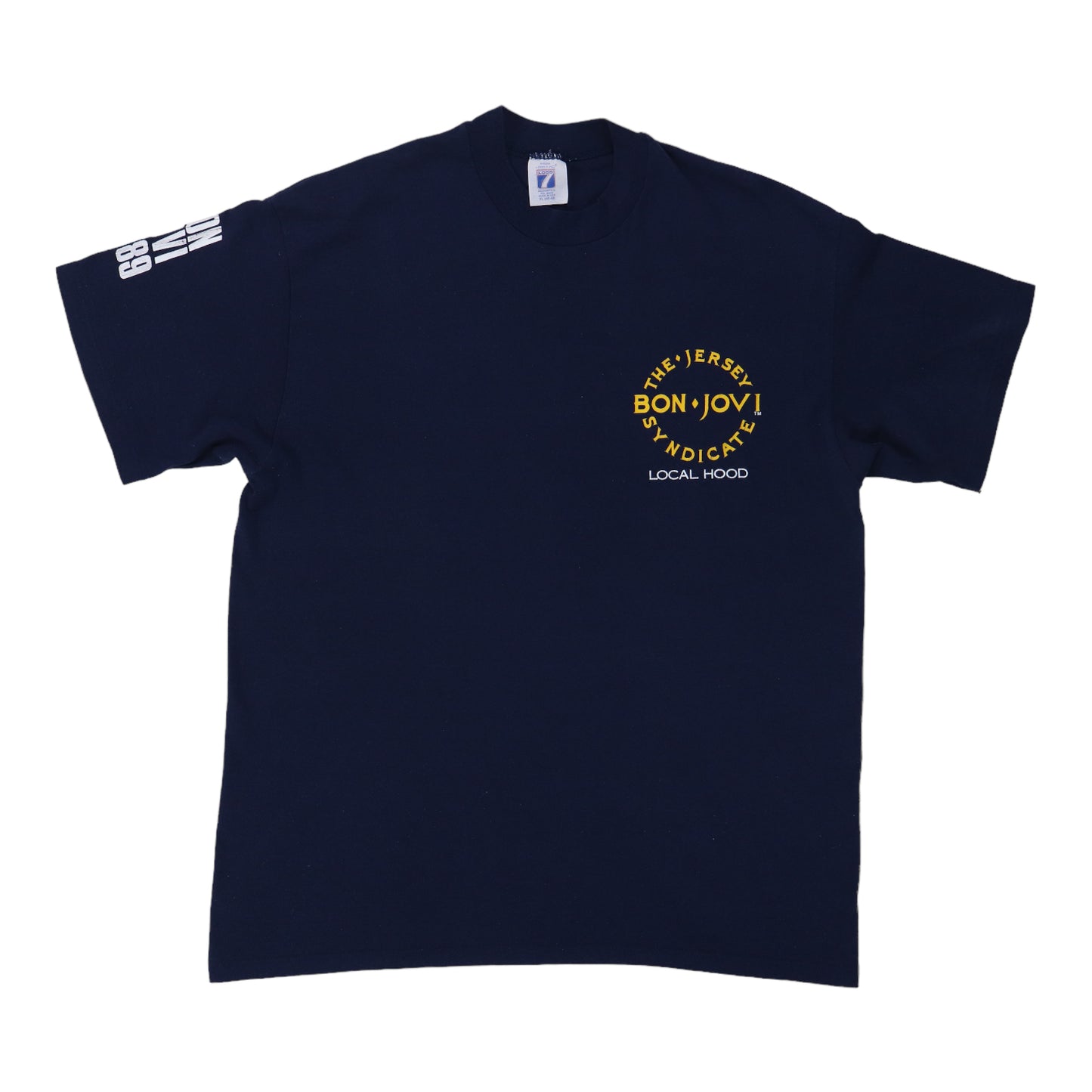 1988 Bon Jovi Jersey Syndicate Local Hood Crew Tour Shirt