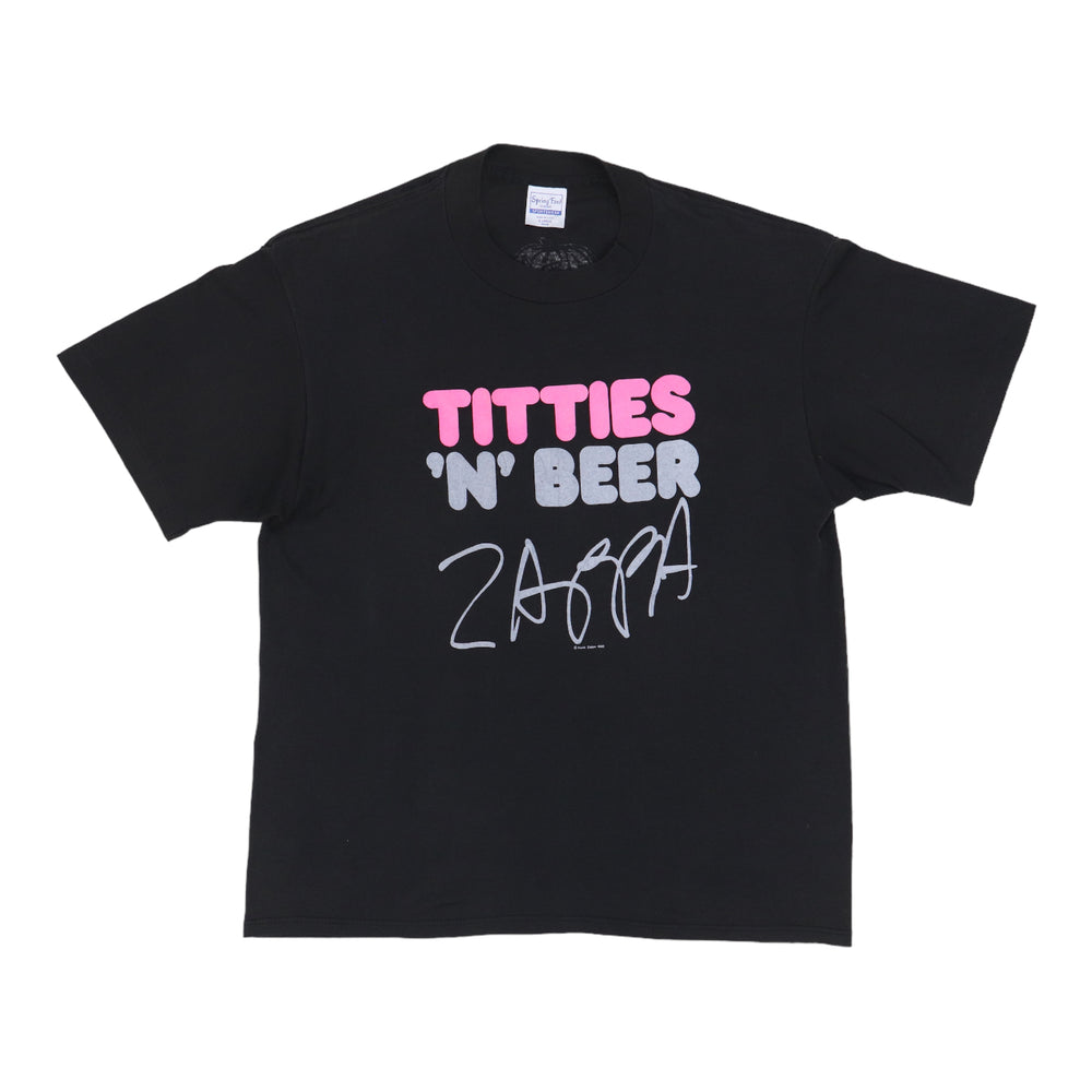 1988 Frank Zappa Titties N Beer Shirt