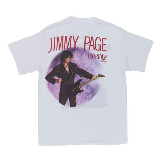 1988 Huey Lewis Jimmy Page Concert Shirt Back