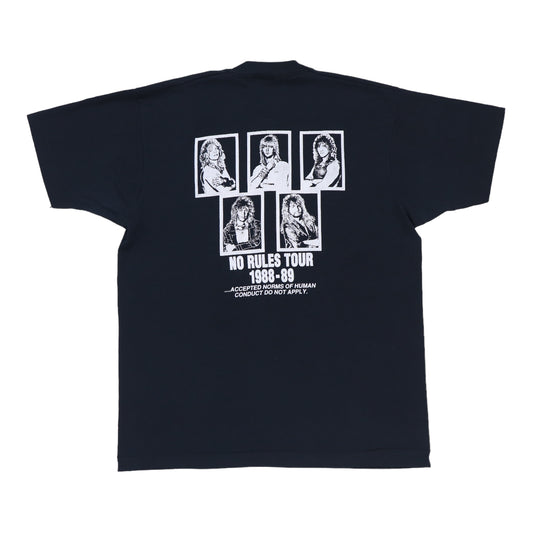 1988 Hybrid Ice No Rules Tour Shirt Back