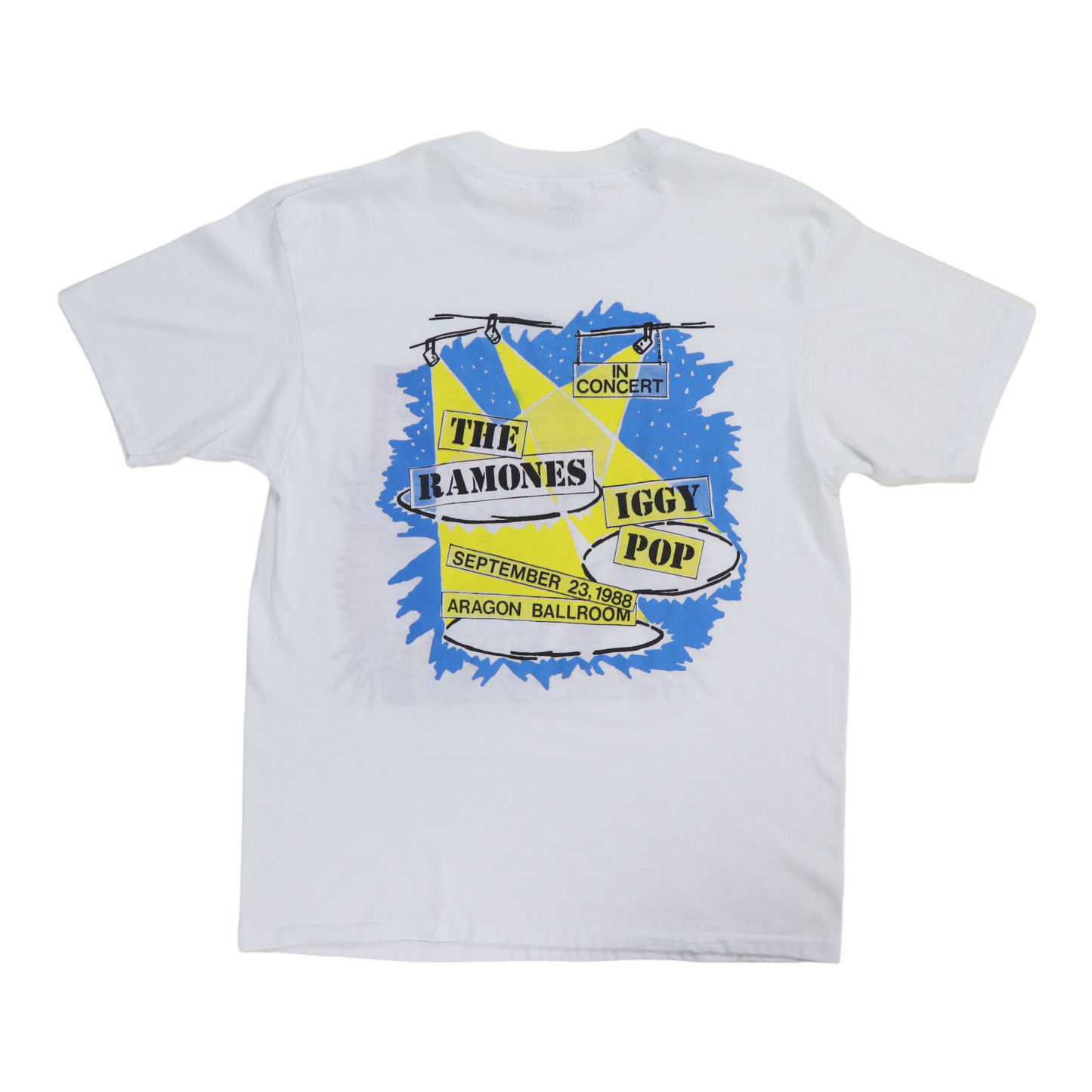 1988 Iggy Pop Ramones Concert Shirt