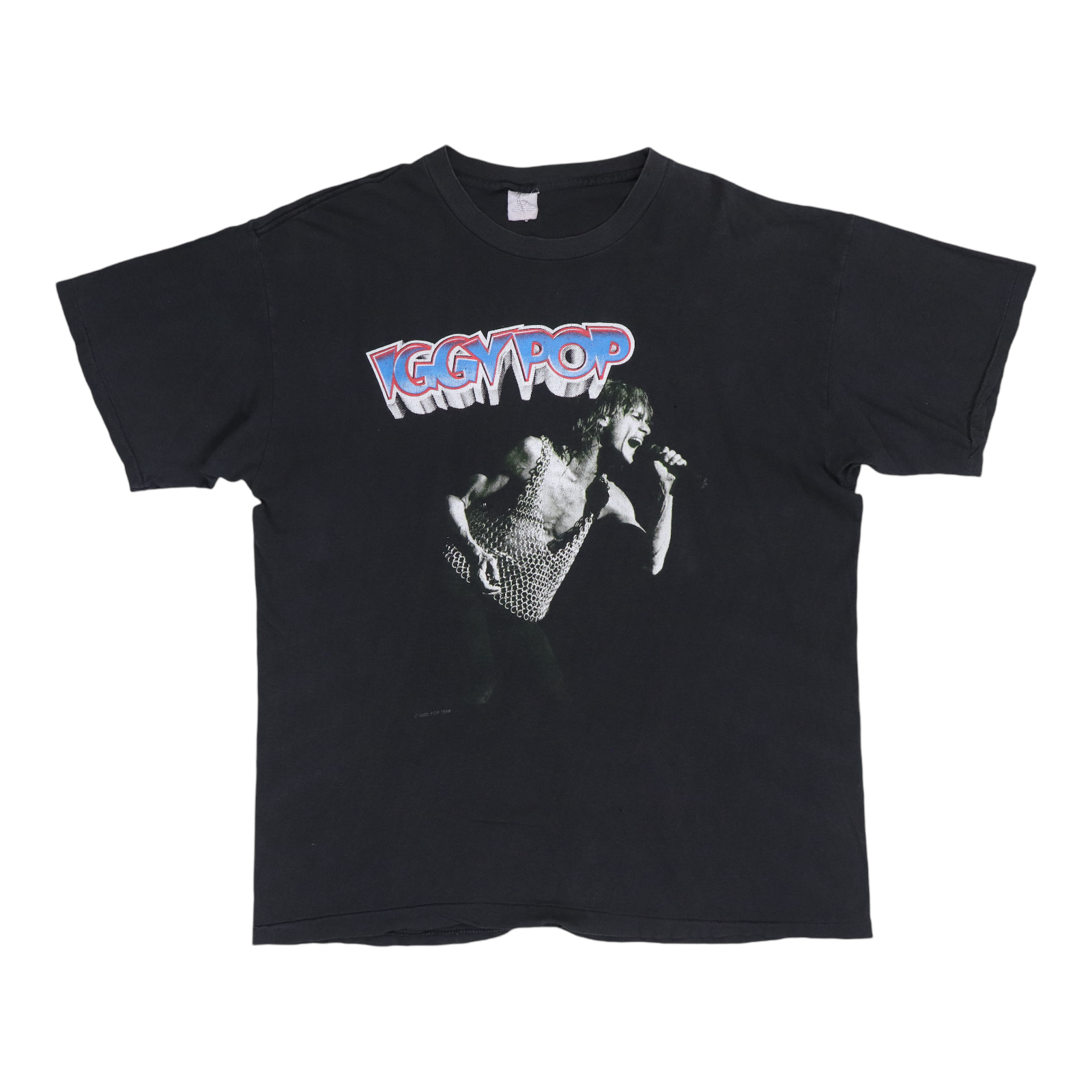 1988 Iggy Pop Raw Fucking Power Shirt | Authentic Vintage Tee