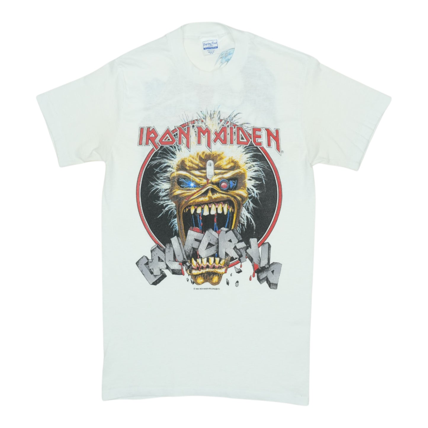 1988 Iron Maiden California Tour Shirt